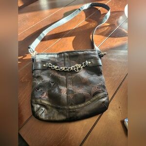 Classic Black Coach Purse